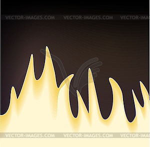 Flame - color vector clipart