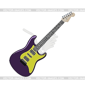 Electric guitar - vector clipart