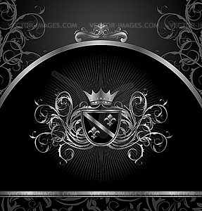 Luxury vintage frame template - vector image