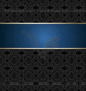 Luxurious invitation card - vector image