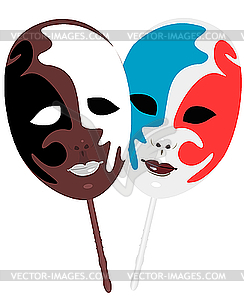 Carnivals mask - vector clip art