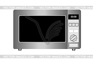 Of microwave oven. - vector clipart