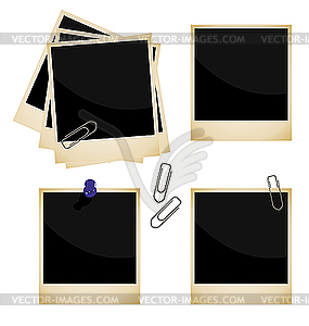 Set of photo frame - vector image