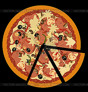 Pizza - vector clipart