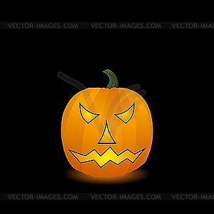 Хэллоуин - тыква - графика в векторном формате