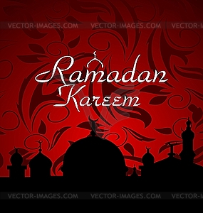 Ramazan celebration background - vector image