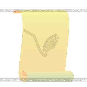 Roll for manuscript - stock vector clipart