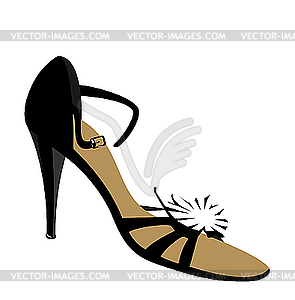 Woman shoe - vector image