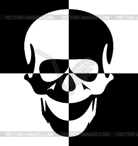 Skull - royalty-free vector image