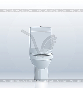 Toilet bowl - vector clipart