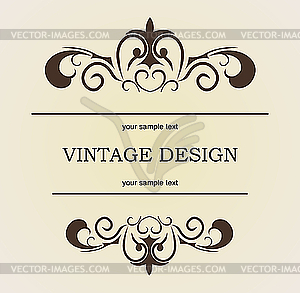 Vintage design - vector image