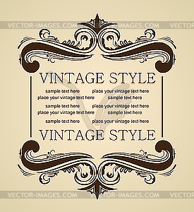 Luxury vintage for design - royalty-free vector image