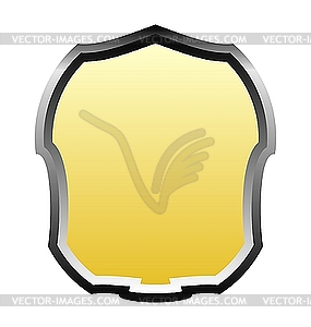 Gold banner - vector image