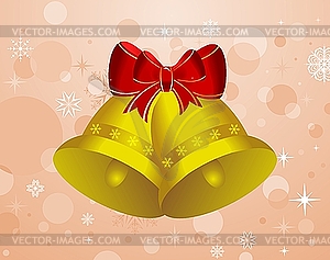 Christmas bells - vector image