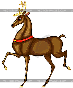 Weihnachts Deer of Santa Claus - vector clipart