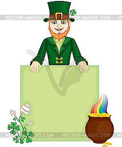 Leprechaun - vector clipart