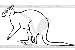 Kangaroo - vector clip art