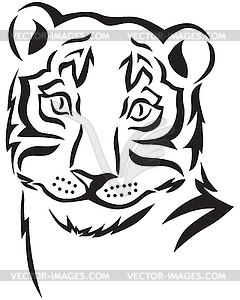 Head of tiger - vector EPS clipart