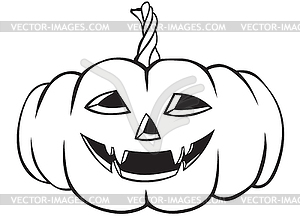 Funny Halloween Pumpkins - vector clip art
