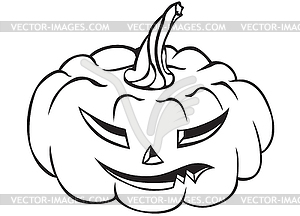Смешные Halloween Pumpkins - векторизованное изображение