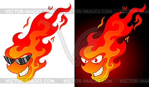 Cartoon fire - vector clip art