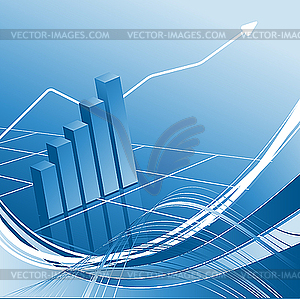 Abstract bar graphs - vector clipart