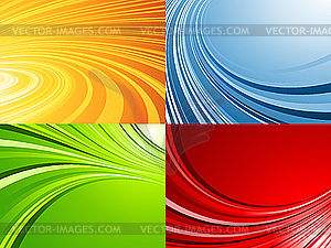 Banners set - color vector clipart