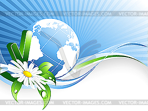 Environmental abstract backdrop - vector image