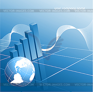 Abstract bar graphs - vector clipart / vector image