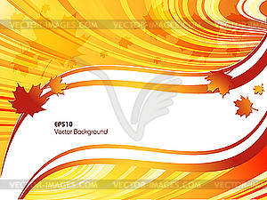 Autumn background - vector clip art