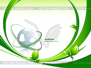 Environmental abstract backdrop - color vector clipart