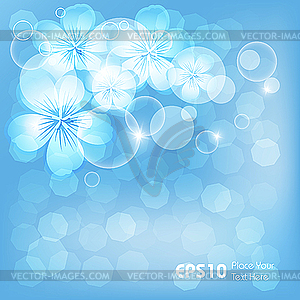 Floral template - vector clipart / vector image