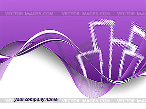 Real estate header - vector image