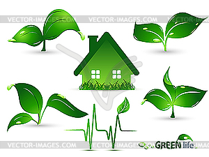 Environmental design elements - vector image