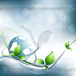 Environmental abstract backdrop - vector image