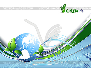 Environmental abstract backdrop - color vector clipart