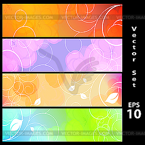 Banners set - vector clip art