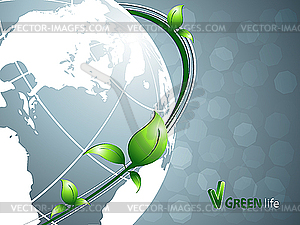 Environmental abstract backdrop - vector clipart