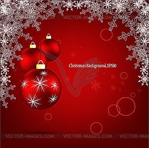 Bright christmas card - stock vector clipart