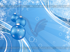 Bright christmas card - vector clip art