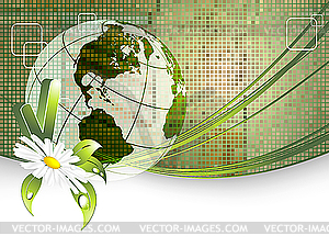 Environmental abstract backdrop - vector EPS clipart