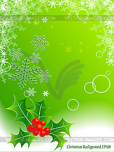 Bright christmas card - royalty-free vector image