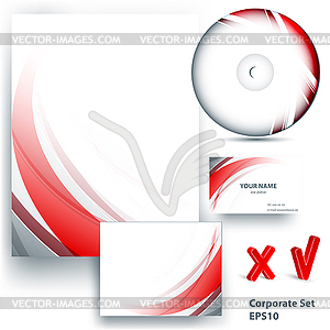 Corporate set - vector EPS clipart