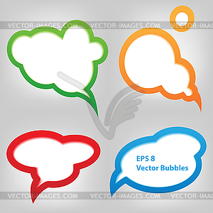 Bubbles set - vector image