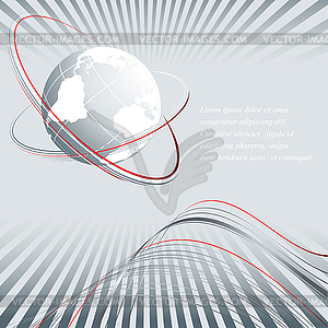 Abstract business frame - vector clip art