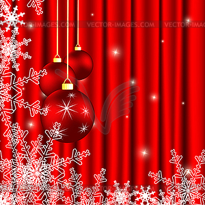 Christmas frame - vector image
