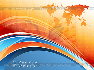 Bright corporate frame - vector clip art