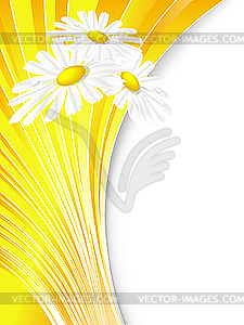 Abstract summer background - vector clipart