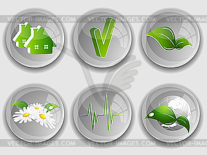 Buttons - vector clipart / vector image