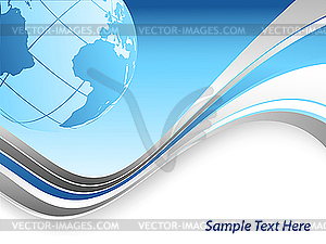 Abstract wavy lines - vector clip art